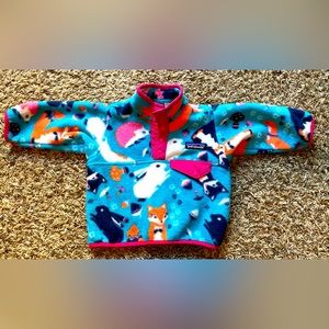 Patagonia synchilla fleece snap pullover 3-6 months